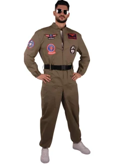 Kombinezon kostiumowy "Top Pilot" w kolorze oliwkowym