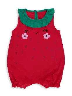 Kombinezon "Strawberry" w kolorze czerwonym