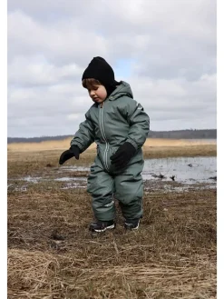 Kombinezon zimowy w kolorze zielonym