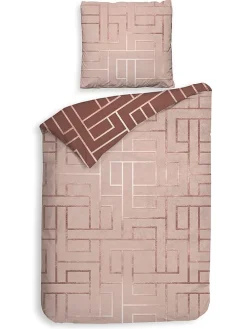 Komplet pościeli twillowej "Roja" w kolorze brązowym