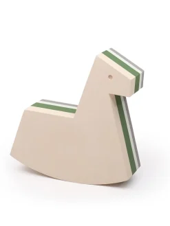 Konik w kolorze kremowo-zielonym na biegunach - 0+