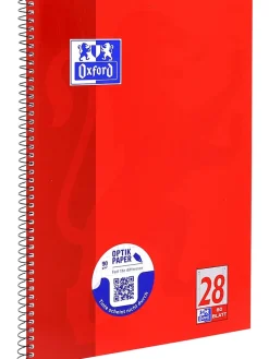 Kołozeszyty (5 szt.) w kolorze czerwonym - A4