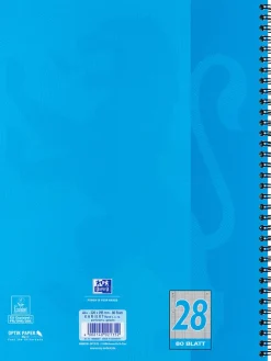 Kołozeszyty (2 szt.) w kolorze niebieskim - A4