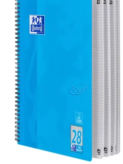 Kołozeszyty (2 szt.) w kolorze niebieskim - A4