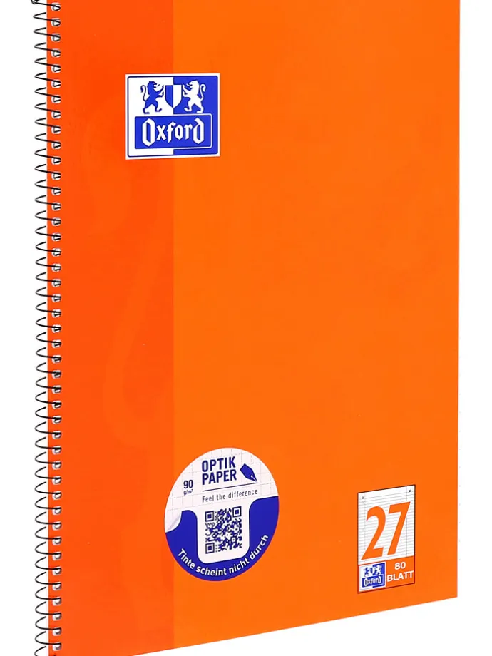 Kołozeszyty (5 szt.) w kolorze pomarańczowym - A4