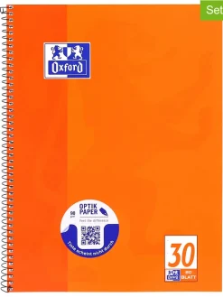 Kołozeszyty (5 szt.) w kolorze pomarańczowym - A4