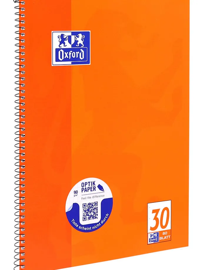 Kołozeszyty (5 szt.) w kolorze pomarańczowym - A4