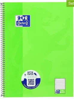 Kołozeszyty (5 szt.) w kolorze zielonym - A4