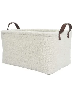 Kosze (3 szt.) w kolorze kremowym - wys. 20 cm