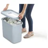 Kosz "GoRecycle" w kolorze błękitnym na śmieci - 32 l