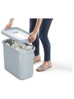 Kosz "GoRecycle" w kolorze błękitnym na śmieci - 32 l
