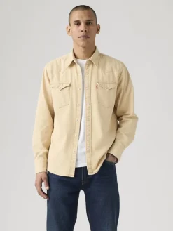 Koszula "Barstow Western" - Standard fit - w kolorze żółtym