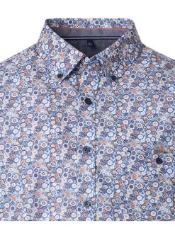 Koszula - Casual fit - w kolorze niebieskim