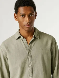 Koszula "Payon" - Regular fit - w kolorze khaki