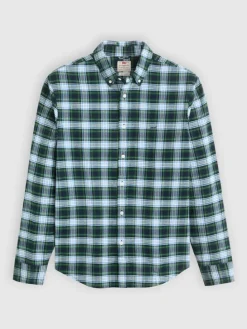 Koszula - Relaxed fit - w kolorze błękitno-zielonym