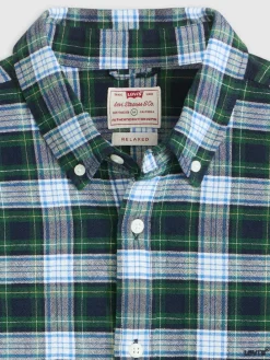 Koszula - Relaxed fit - w kolorze błękitno-zielonym