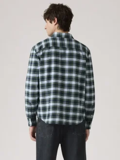 Koszula - Relaxed fit - w kolorze błękitno-zielonym