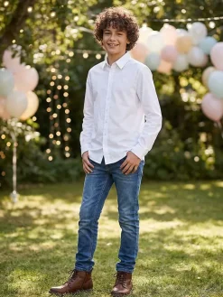 Koszula - Slim fit - w kolorze białym