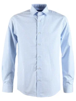 Koszula - Slim fit - w kolorze błękitnym