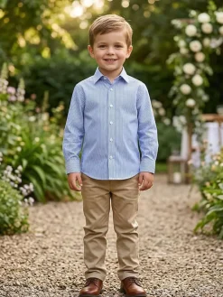 Koszula - Slim fit - w kolorze błękitnym
