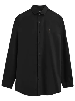Koszula - Slim fit - w kolorze czarnym