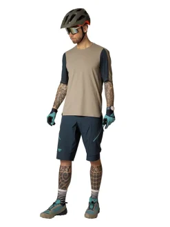 Koszulka funkcyjna "RIDE" w kolorze khaki