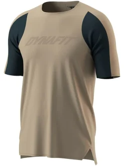 Koszulka funkcyjna "RIDE" w kolorze khaki