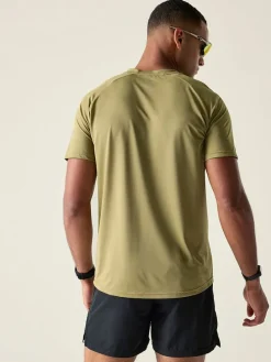 Koszulka funkcyjna "Tech II" w kolorze khaki