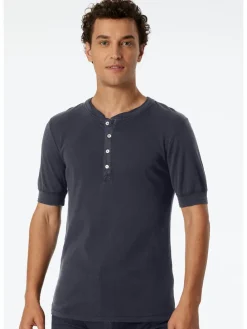 Koszulka piżamowa w kolorze antracytowym