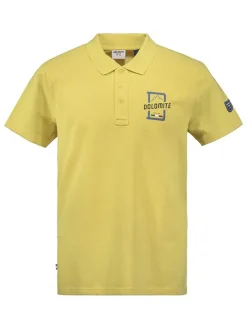 Koszulka polo "Dobbiaco" w kolorze żółtym
