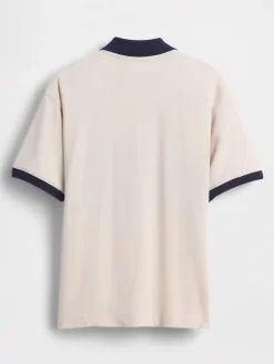 Koszulka polo w kolorze beżowym