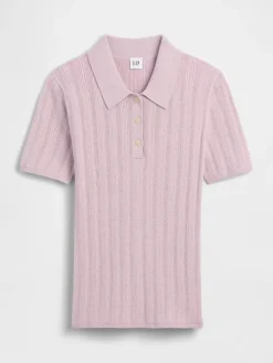 Koszulka polo w kolorze jasnoróżowym