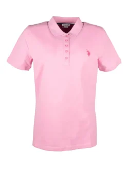 Koszulka polo w kolorze jasnoróżowym