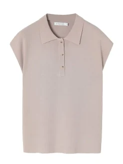 Koszulka polo w kolorze szarym