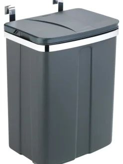 Kosz w kolorze antracytowym na śmieci - 12 l