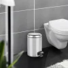 Kosz w kolorze srebrnym na śmieci - 5 l