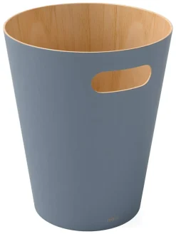 Kosz "Woodrow" w kolorze szarym na papier - 7,5 l