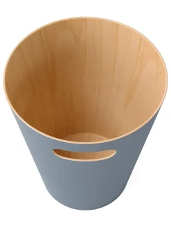 Kosz "Woodrow" w kolorze szarym na papier - 7,5 l