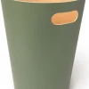 Kosz "Woodrow" w kolorze zielonym na papier - 7,5 l