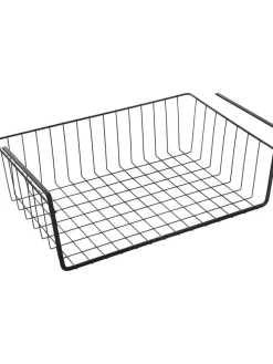 Koszyk "Kanguro" w kolorze czarnym do szafki - 40 x 14 x 26 cm