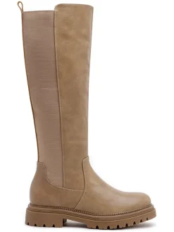 Kozaki w kolorze khaki