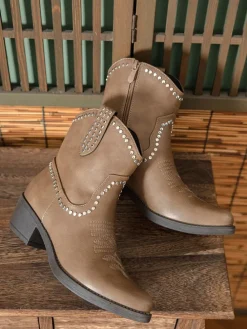 Kozaki w kolorze khaki