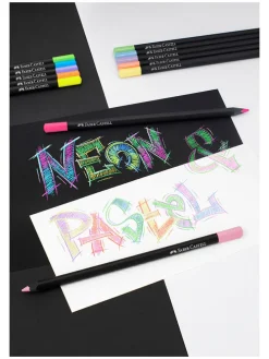 Kredki (24 szt.) "Black Edition - Neon + Pastell"