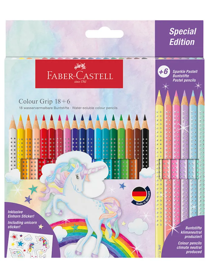 Kredki (24 szt.) "Colour Grip - Unicorn"