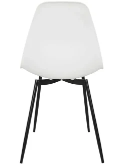 Krzesło w kolorze białym - 50,7 x 84,8 x 45,5 cm