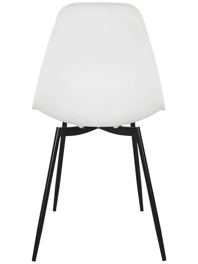 Krzesło w kolorze białym - 50,7 x 84,8 x 45,5 cm