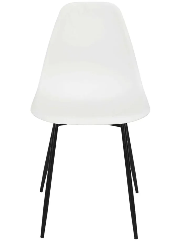 Krzesło w kolorze białym - 50,7 x 84,8 x 45,5 cm
