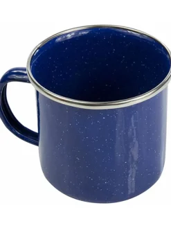 Kubek campingowy "Enamel Mug" w kolorze granatowym
