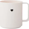 Kubek "Mini Love" w kolorze białym - 175 ml