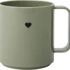 Kubek "Mini Love" w kolorze zielonym - 175 ml